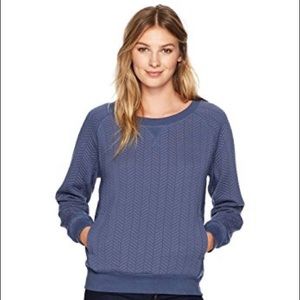 Prana Blue Silverspring Pullover